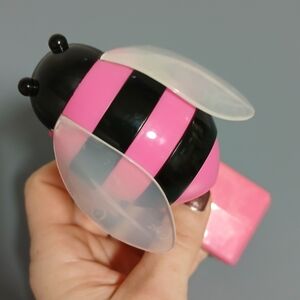 Bath & Body Works Pink and Black Bee Soap Holder